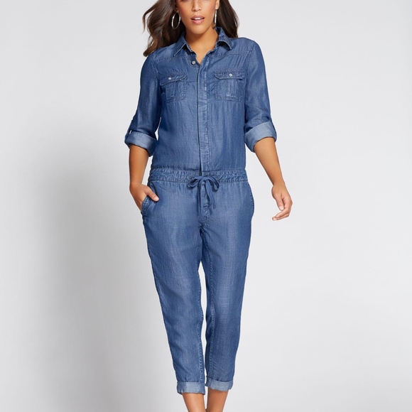 gabrielle union jean jumpsuit